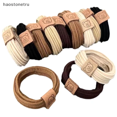 Dây buộc tóc gấu dày đàn hồi cao - Dây cao su dễ thương, phụ kiện tóc nữ bền 2