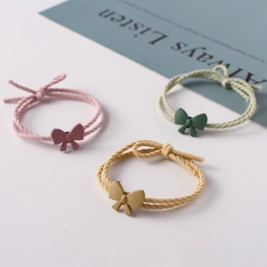 Dây buộc tóc nơ cặp đôi 5.21 - Dây chun dễ thương, quà tặng bạn gái, giá chỉ 28.024₫ 3