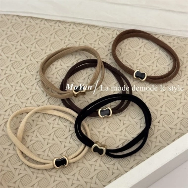 Dây buộc tóc nơ đen Hàn Quốc 5.21 DCBN - Thời trang, đơn giản, phù hợp đi làm, hộp da, giảm giá 28.024₫ 3