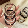Dây buộc tóc vintage độ đàn hồi cao, tạo đuôi ngựa cao thanh lịch, phù hợp người nổi tiếng internet, giá 23.545₫ 4