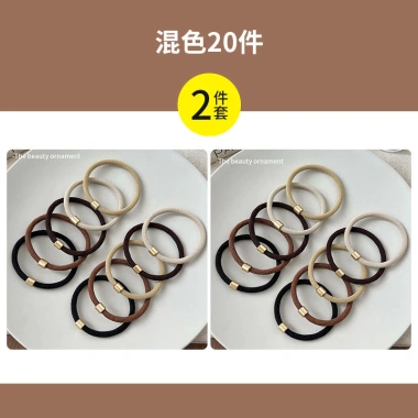 Dây buộc tóc vintage độ đàn hồi cao, tạo đuôi ngựa cao thanh lịch, phù hợp người nổi tiếng internet, giá 23.545₫ 10