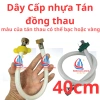Dây cấp nước nhựa 2 đầu tán xi 40cm, độ dài 2m - Giá chỉ 22.470đ 9