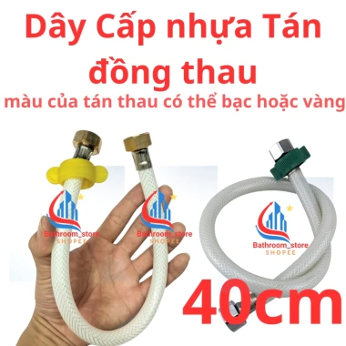 Dây cấp nước nhựa 2 đầu tán xi 40cm, độ dài 2m - Giá chỉ 22.470đ 9 Dây cấp nước nhựa 2 đầu tán xi 40cm, độ dài 2m - Giá chỉ 22.470đ 9