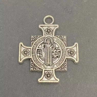 Dây chuyền chữ thập Benediction - Vòng cổ và móc khóa thủ công, giảm giá 20%