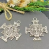 Dây chuyền chữ thập Benediction - Vòng cổ và móc khóa thủ công, giảm giá 20% 5