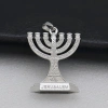 Dây chuyền Menorah 7 nhánh charm - Trang sức Do Thái Holy Jerusalem, quà tặng văn hoá