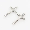 Dây chuyền Thánh Giá 4cm Kim Loại Bạc - 10 chiếc Thánh Trừ Tà St. Biển Đức, DIY làm Mân Côi, Giá 40,150₫ 4