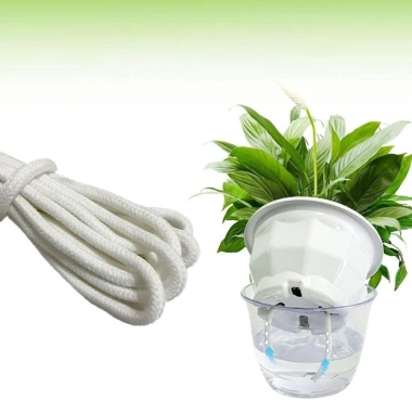 Dây Cotton thấm hút YUUKII 4‑8mm Tưới nhỏ giọt tự mài, giặt được – Thiết bị thủy canh tự tưới cho vườn 9