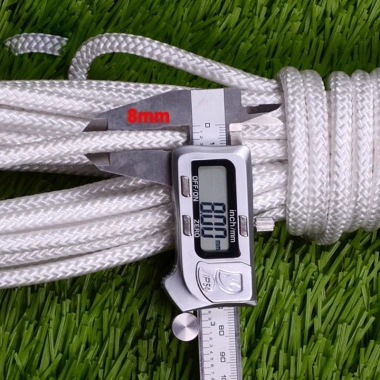 Dây cứu hộ lõi thép 8mm đa năng, dây dù leo núi, thu gọn - Giá 120.000₫