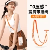 Dây đeo chéo đa năng cho điện thoại, thẻ gắn, điều chỉnh độ dài, cổ da mềm, carab kim loại - Giá chỉ 83.868₫