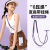 Dây đeo chéo đa năng cho điện thoại, thẻ gắn, điều chỉnh độ dài, cổ da mềm, carab kim loại - Giá chỉ 83.868₫ 9