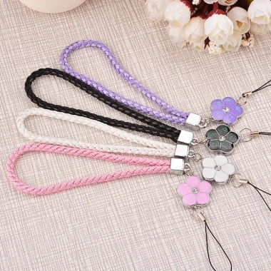 Dây Đeo Điện Thoại Da PU Họa Tiết Hoa Chống Thất Lạc - Tiện Dụng, Giá 17.820₫ 3