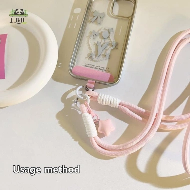 Dây đeo điện thoại SHNZDD - Dây cổ tay charm chống thất lạc nữ, móc khóa EMKK, 76.340₫