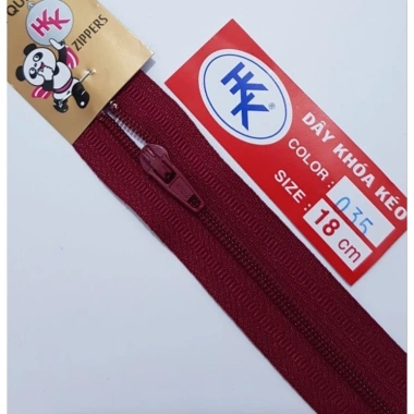 Dây kéo khóa HKK 18cm - Giá 13.000đ, phù hợp cho quần, túi, ví handmade 6