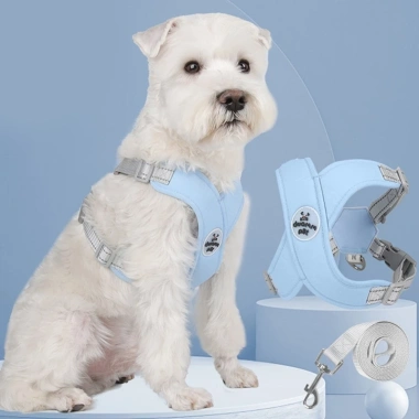Dây nịt an toàn cho chó SOYIT – Dây xích, bộ kéo phản quang, áo vest thoáng khí, chock 5