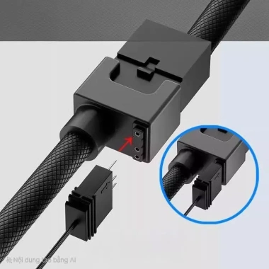 Dây Nối Dài 8 Pin GPU Asia Horse Hydrus LED ARGB Rẻ Nhất Gập 90 do Giá 344.000