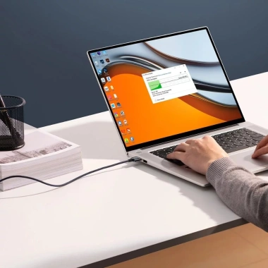 Dây sạc tự ngắt Baseus khi đầy pin - EXP4 dùng cho 6 7 ... 12 13 14 Cáp bọc dù cao cấp trong suốt 2