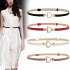 Dây thắt lưng da bò mỏng sang trọng, chất lượng cao, thời trang nữ, giá chỉ 98.999 VND
