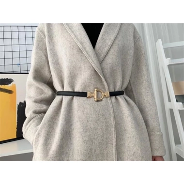 Dây thắt lưng da bò mỏng sang trọng, chất lượng cao, thời trang nữ, giá chỉ 98.999 VND