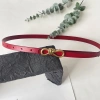 Dây Thắt Lưng Da Thật Retro Xoắn Khóa - Phong Cách Hàn Quốc Nữ, Giá 92.886₫ 7