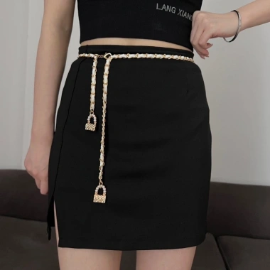 Dây thắt lưng kim loại nữ thời trang cao cấp, mỏng sang trọng - Giá chỉ 79.305 VND 4