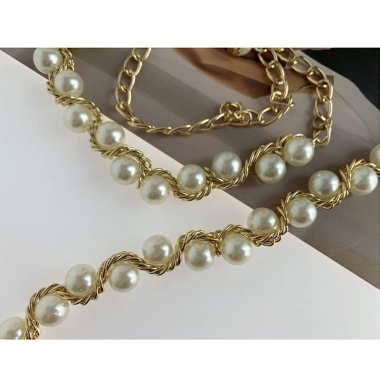 Dây thắt lưng ngọc trai nữ thời trang – Dây chuyền đính cườm tinh khí, phong cách ngọt ngào, giảm 20% 3 Dây thắt lưng ngọc trai nữ thời trang – Dây chuyền đính cườm tinh khí, phong cách ngọt ngào, giảm 20% 3