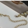 Dây thắt lưng ngọc trai nữ thời trang – Dây chuyền đính cườm tinh khí, phong cách ngọt ngào, giảm 20% 4