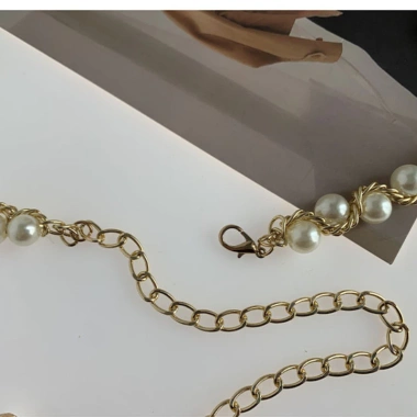 Dây thắt lưng ngọc trai nữ thời trang – Dây chuyền đính cườm tinh khí, phong cách ngọt ngào, giảm 20% 4 Dây thắt lưng ngọc trai nữ thời trang – Dây chuyền đính cườm tinh khí, phong cách ngọt ngào, giảm 20% 4