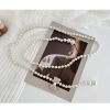 Dây thắt lưng nữ Hàn Quốc ngọc trai kim cương giả, thiết kế đính cườm thời trang 6