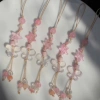 Dây treo điện thoại phong cách mùa hè, móc khóa sao biển & bướm lấp lánh - handmade xeochuhandmade, chỉ 27.400₫ 3