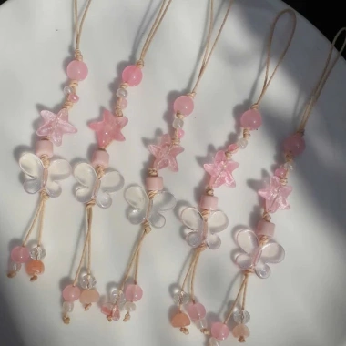 Dây treo điện thoại phong cách mùa hè, móc khóa sao biển & bướm lấp lánh - handmade xeochuhandmade, chỉ 27.400₫ 3 Dây treo điện thoại phong cách mùa hè, móc khóa sao biển & bướm lấp lánh - handmade xeochuhandmade, chỉ 27.400₫ 3