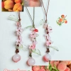 Dây treo điện thoại, túi xách, máy ảnh hình quả đào dễ thương keyring - 27.500₫