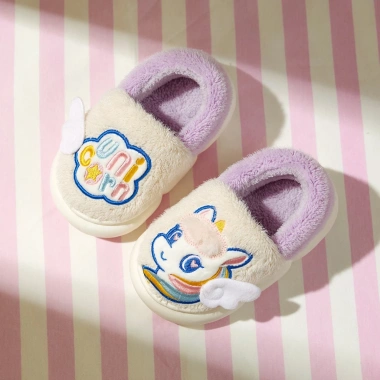 Dé bông trẻ em CHEERFUL MARIO họa tiết kỳ lân mùa đông 191k Giá ưu đãi cho bé gái 3