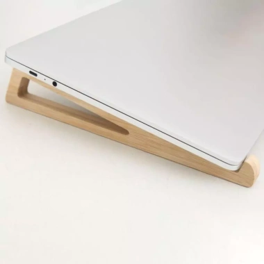 Đế đựng Laptop YUUKII gỗ 12° - Giá đỡ đa năng góc điều chỉnh, thông gió cho 10‑17 inch, giảm giá