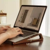 Đế đựng Laptop YUUKII gỗ 12° - Giá đỡ đa năng góc điều chỉnh, thông gió cho 10‑17 inch, giảm giá 9