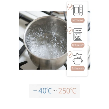 Đế lót ly cốc tròn silicon in hình FLYTO - Bộ 4 chiếc, chống trượt, bảo vệ
