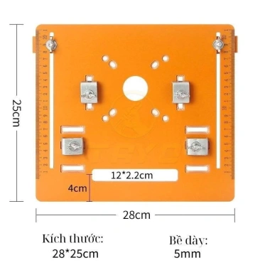 Đế máy cắt, cưa 90 và 45 độ - Dụng cụ mộc đa năng cho máy cắt gỗ, máy sọi, khoan lỗ vuông - Giá chỉ 163.445 VND
