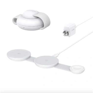 Đế sạc không dây Anker MagGo B25M8 UFO 15W 3‑in‑1 Gập Gọn, Có Cóc & Dây C‑C, Bảo hành 18 tháng 1 đổi 1 - 1.547.545₫