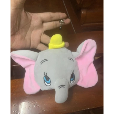 Dễ Thương Dumbo Voi – Hộp Đựng Thẻ ID Đứng Bao Móc Khóa Đồng Xu, Túi Bảo Quản 313.200 VND 6