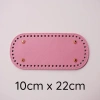 Đế túi da PU đục lỗ sẵn kèm chân đế – Đáy túi handmade đa size, giá ưu đãi 35k 10