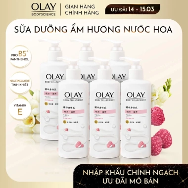 Deal Hời COMBO 6 Sữa Dưỡng Thể Olay 5% Niacinamide + Vitamin C 260g Pro B5 Quả Mọng Dạ Lan Hương - Giá 1.584.000đ