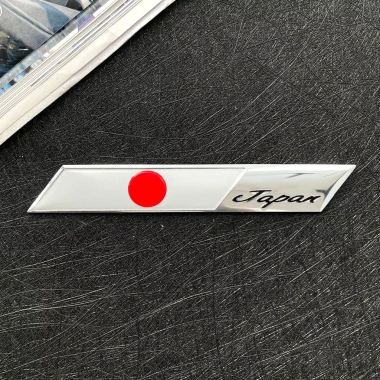 Decal Cờ Xe Nhật Bản Chống Thấm Nước - Hợp Kim Nhôm cho Toyota, Honda - Phụ Kiện Tự Động 10
