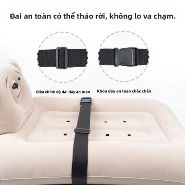 Đệm ngủ trẻ em ghế sau ô tô - Giường du lịch, hơi nhẹ, giảm 23% 817.600₫ 3