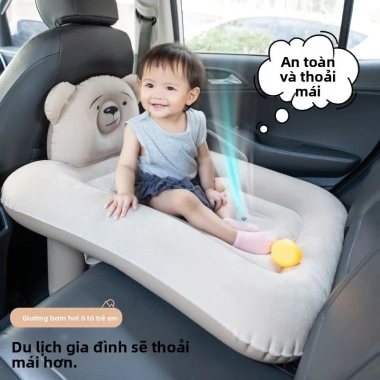 Đệm ngủ trẻ em ghế sau ô tô - Giường du lịch, hơi nhẹ, giảm 23% 817.600₫ 7