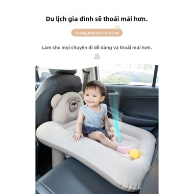 Đệm ngủ trẻ em ghế sau ô tô - Giường du lịch, hơi nhẹ, giảm 23% 817.600₫ 8