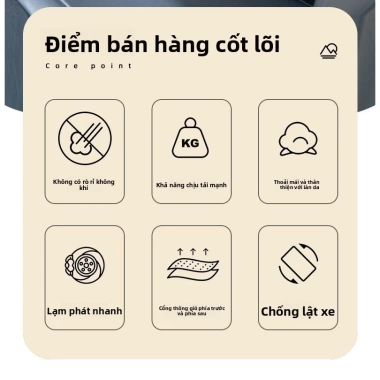 Đệm ngủ trẻ em ghế sau ô tô - Giường du lịch, hơi nhẹ, giảm 23% 817.600₫ 9