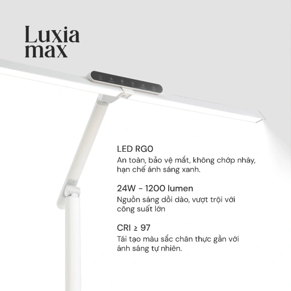 Trải nghiệm làm việc tại nhà với đèn bàn Velix Luxia Max – Điều khiển từ xa và thiết kế kẹp tiện lợi
