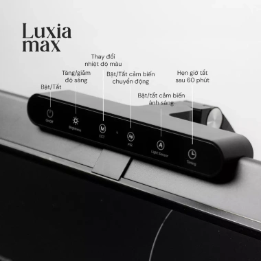 Đèn bàn làm việc Velix Luxia Max 24W 1.200 Lumen CRI95 – Bảo vệ mắt, điều khiển từ xa, kẹp bàn – Giá 1.490.000₫