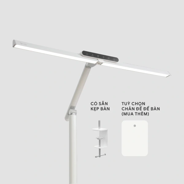 Hình ảnh sản phẩm Đèn bàn làm việc Velix Luxia Max 24W 1.200 Lumen CRI95 – Bảo vệ mắt, điều khiển từ xa, kẹp bàn – Giá 1.490.000₫