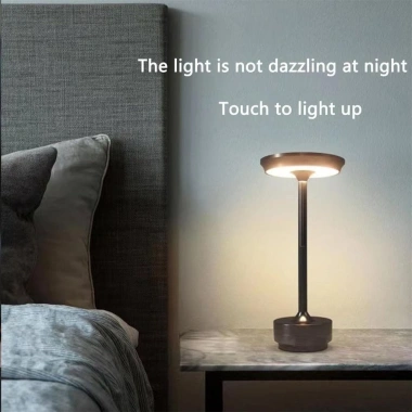 Đèn bàn LED kim loại phong cách Trung Quốc đa năng, bảo vệ mắt, sáng tạo cho làm việc & ngủ - 205.590₫